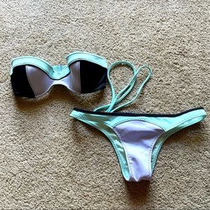 Victoria’s Secret Color block two-piece swim set